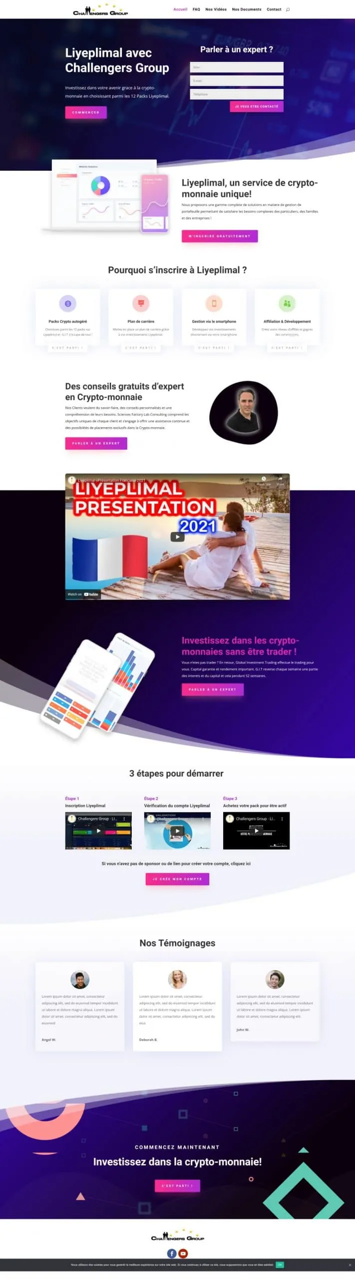 Site réalisé par WEBAMA : Challengers Group