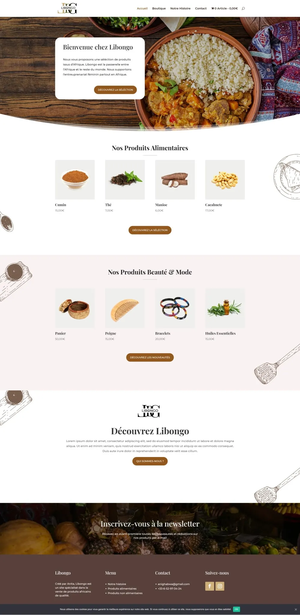 Site réalisé par WEBAMA : Libongo